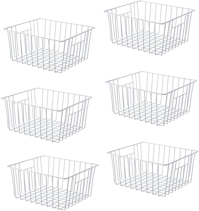 Upright Freezer Organizer Bins， Freezer Baskets by Unknown
