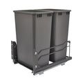 Rev-A-Shelf Pullout Dual Trash Cans by Rev-A-Shelf