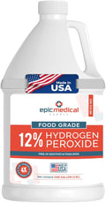 12% Food Grade Hydrogen Peroxide – Ultra-Concentrated H2O2 Peroxide Cleaner – 1 by EpicMedicalSupply