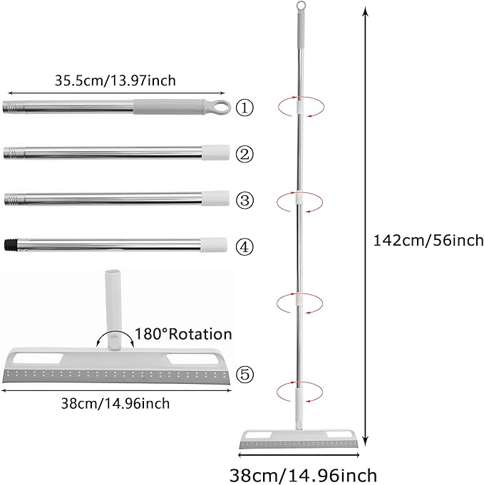 Multifunction Magic Broom, Silicone Floor Squeegee - Image 2