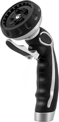 RESTMO Hose Nozzle with Easy Self-Lock Trigger, Heavy Duty Metal Water Hose by Restmo