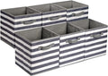Amazon Basics Cube Organizer Storage Bins Handles, Collapsible Fabric by AmazonBasics