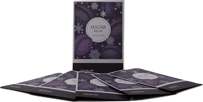 Floral Simplicity Sugar Plum Scented Sachets Pack of 6, Fall & Winter by FloralSimplicity