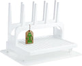PopYum Glacier White Space Saving Drying Rack from 100% Recycled Bottles by PopYum