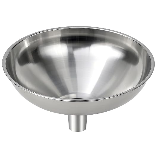 Kitchen Funnel, Stainless Steel funnels by Unknown