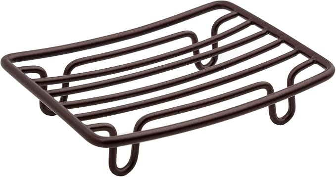 Bar Soap Dish Holder for Shower Bathroom Stainless Steel Rust Proof Self by GUUKAR