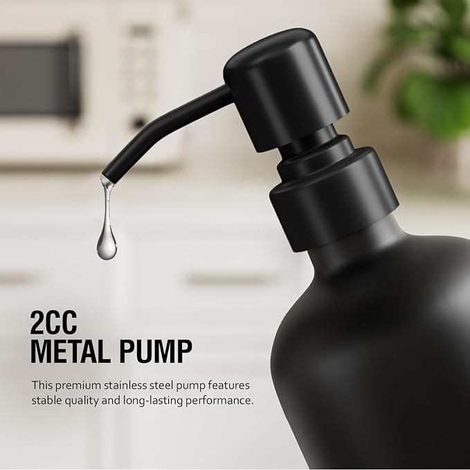 MOMEEMO Glass Soap Dispenser - Image 4