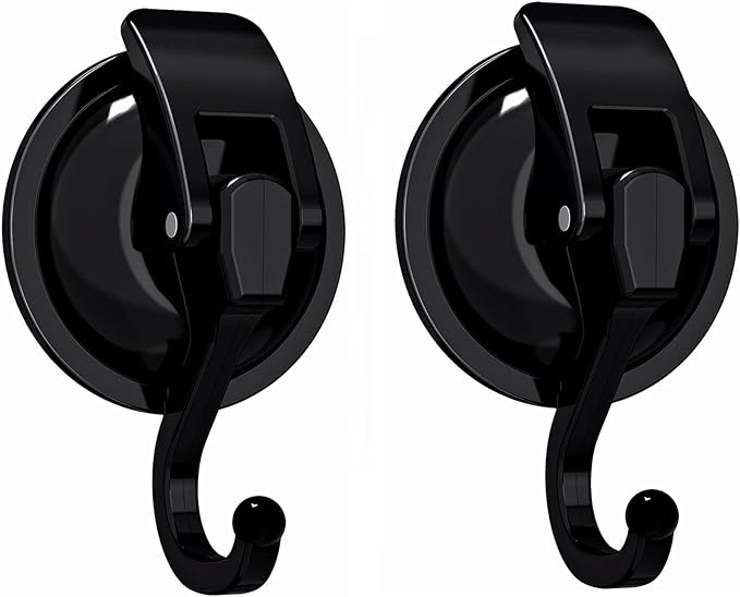 Heavy Duty Vacuum Wreath Cup Hook, No Hole Punched, Bathroom and Restroom by Apkhgtb