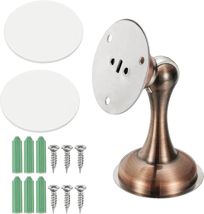 uxcell Magnetic Door Stopper, Stainless Steel Heavy Duty Door Holder, No by uxcell