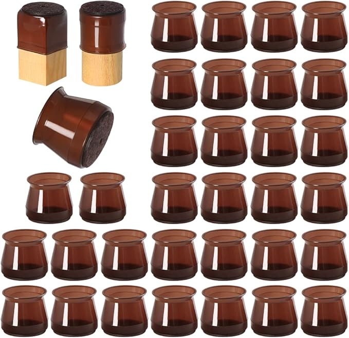 32 Pcs Silicone Chair Leg Floor Protectors by OASMU