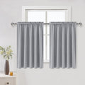 DWCN Silver Grey Short Blackout Curtains by DWCN