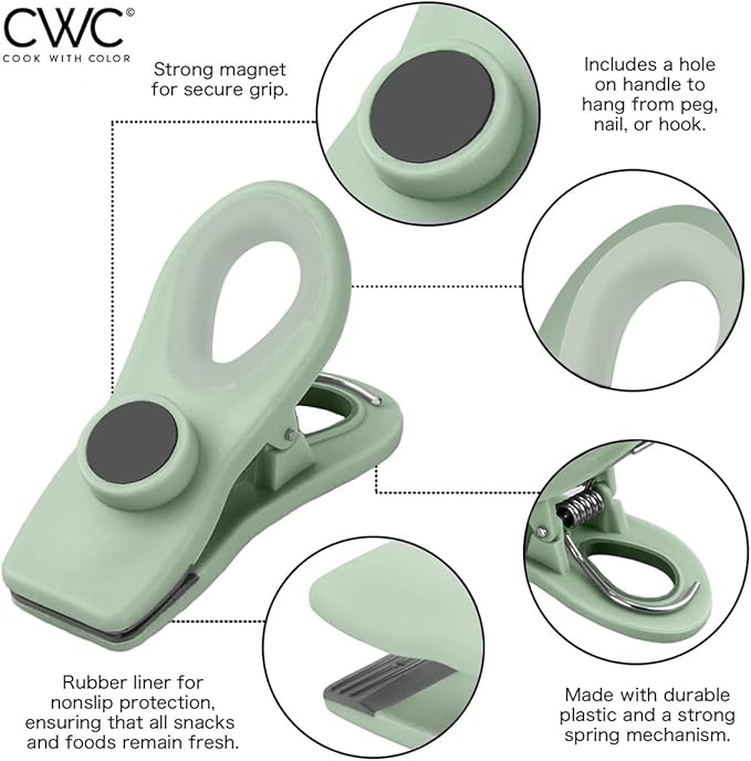 COOK WITH COLOR Bag Clips - Image 2