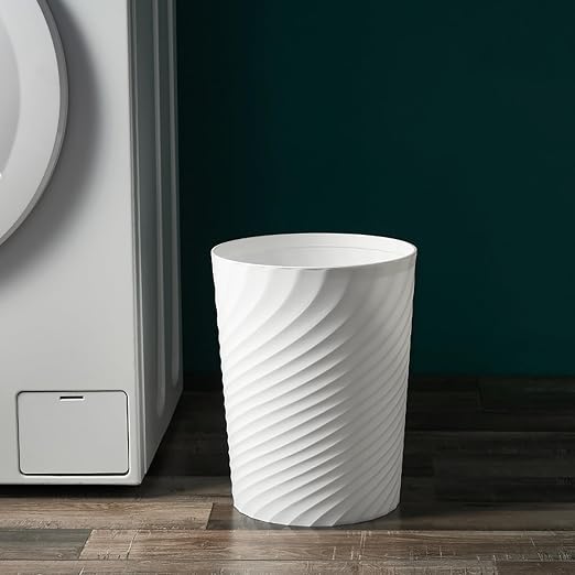 Small Bathroom Trash Can 1.8 Gallon Wastebasket Recycling Bin - Image 6