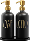 MOMEEMO Bathroom Soap Dispenser Set, Contains Hand Soap and Lotion Dispenser by MOMEEMO