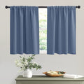 RYB HOME Short Blackout Curtains 36 inches, Solid Heavy Duty Small Window by RYBHOME