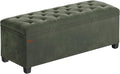 SONGMICS Velvet Storage Ottoman Bench, Foot Rest by SONGMICSbySONGMICSHOME