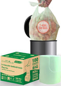 3 Gallon Flap Tie Compostable Trash Bags, Biodegradable Kitchen Garbage Bags by BEIDOU-PAC