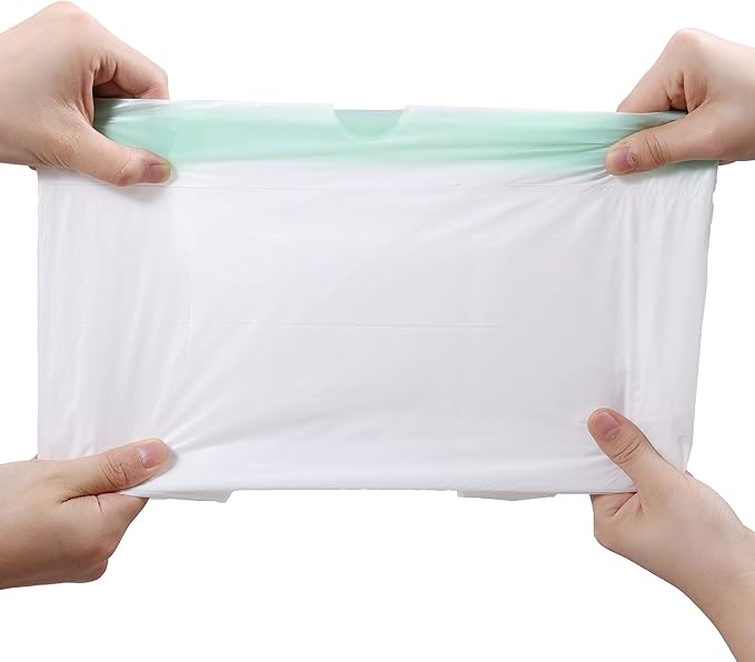 8 Gallon Trash Bag 120 Count, Unscented Strong Drawstring Garbage Bag Fit 30 - Image 6