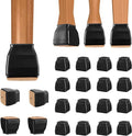 BALEINE 16 Pack Silicone Chair Leg Floor Protectors, Stool Leg Protectors Cap by BALEINE
