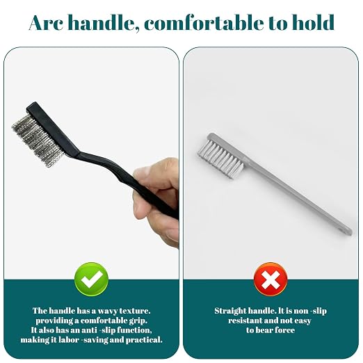 48 Pcs Mini Stainless Steel Wire Brush Set, Wire Scratch Brush - Image 3