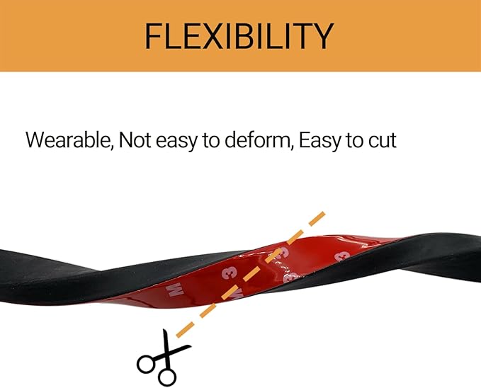 Rubber Weather Stripping, Rectangle Foam Seal Strip, Rubber Gasket - Image 5