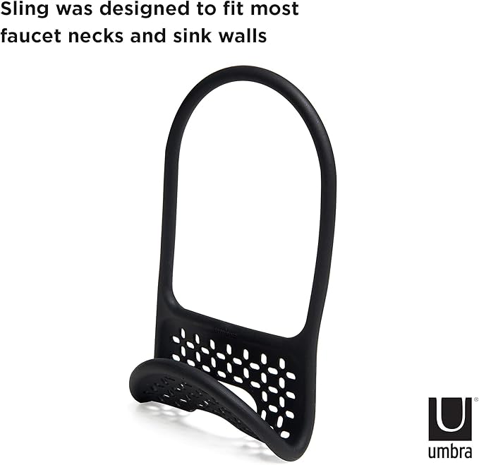 Umbra Sling Kitchen Sink Accessory, Single-Sided Sponge Holder - Image 7