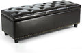 BELLEZE 47" Storage Ottoman, Storage Bench by BELLEZE