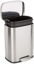 Amazon Basics Smudge Resistant Small Rectangular Trash Can by AmazonBasics