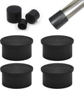 4 Pcs 3" Round Rubber Chair Leg Caps, PVC Table Leg Covers, Flexible & by BOPOREAE