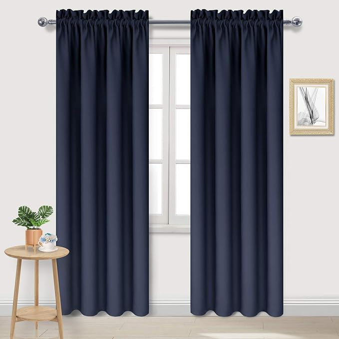 DWCN Blackout Curtains Room Darkening Thermal Insulated Bedroom Curtains Window by DWCN