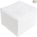 AIDEA Microfiber Cleaning Cloth White, Absorbent Lint Free Rags, Scratch Free by AIDEAHOME