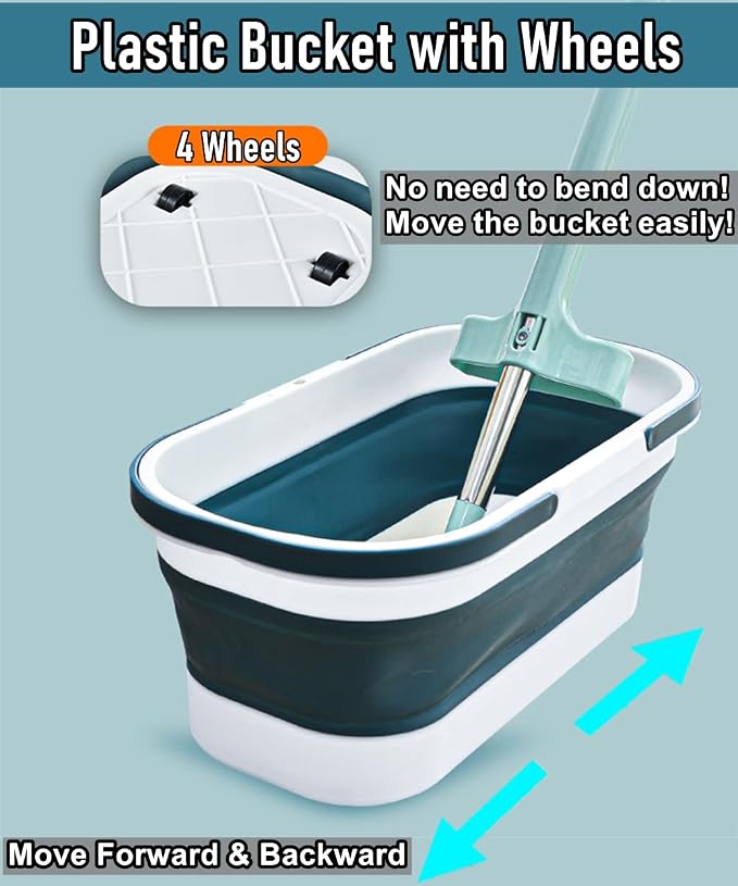 Collapsible Mop Bucket Basin Tub - Image 2