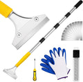 DIYSELF Scraper Tool 5.4ft Adjustable Floor Scraper Long Handle Heavy Duty by DIYSELF