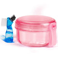 No Leak & Non-Slip Partial Denture Case Retainer Bath Box Cup, Denture Soaking by Mckkor