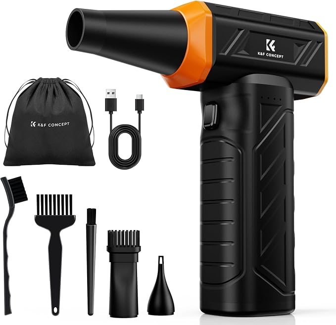 K&F CONCEPT Long-Lasting Compressed Air Duster, 8000mAh-150min Endurance| by KFCONCEPT