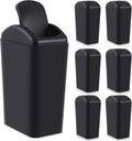 Hoolerry 8 Pcs 3 Gallon/12 Liter Small Trash Can Plastic Kitchen Garbage by Hoolerry