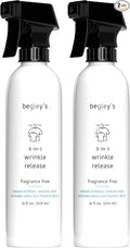 Begley's 3-in-1 Wrinkle Remover, Quick Fix Wrinkle Release, Static Cling Remover by Begleys