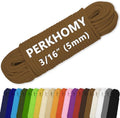 PerkHomy Cotton Rope 3/16" 100 ft Multi Purpose Utility Diamond Braided Cord by PerkHomy