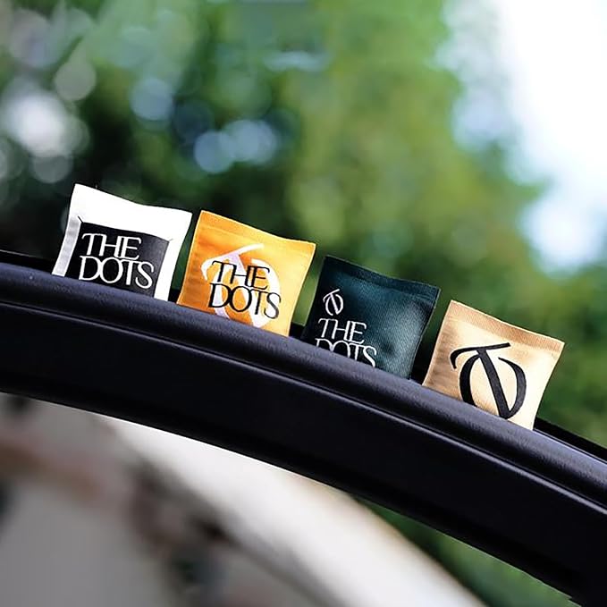 THEDOTS Series Coconut Lychee Car Vent Clip, Fabric Sachet Air Freshener - Image 7