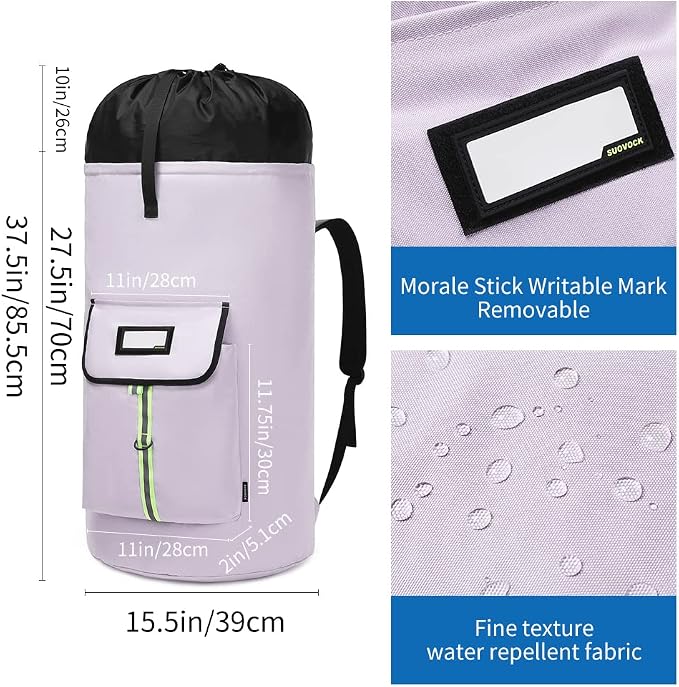 laundry bag backpack, extra-large heavy duty laundry bags, laundry backpack - Image 2