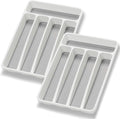 Silverware Organizer 2 Pieces Utenisl Organizer Holder Kitchen Drawer Organizer by Loyareal