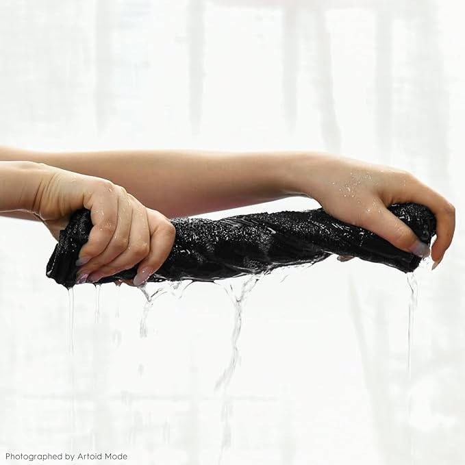 Artoid Mode Checkered Designed Cotton Black Terry Kitchen Dish Towels, 15x25 - Image 5