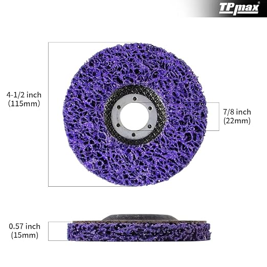4-1/2" x7/8'' Stripping Discs Rust Remover Wheel Remove Paint and Oxidation - Image 2