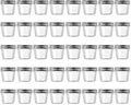 novelinks 4 Ounce Clear Plastic Jars Containers by novelinks