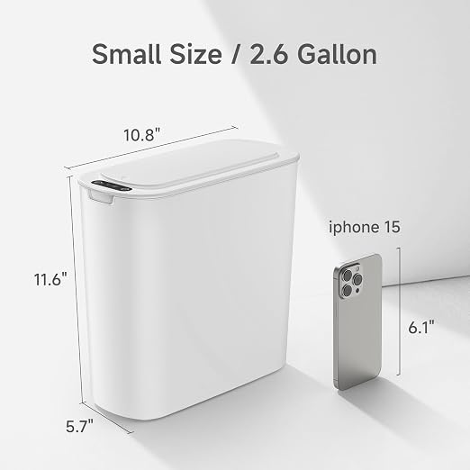 TIPGO Automatic Motion Sensor Bathroom Trash Can - Image 3
