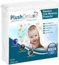 Crib Mattress Protector 100% Waterproof, Noiseless – Viscose Made from Quilted by PlushDeluxe