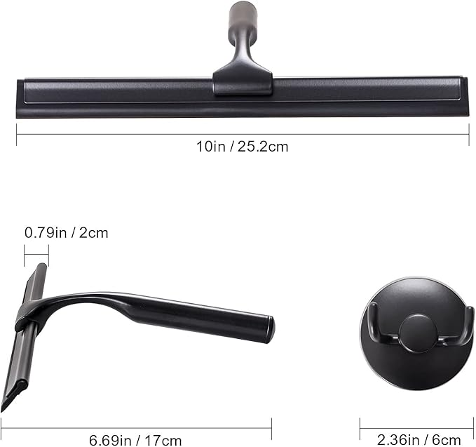 Ettori Shower Squeegee for Glass Doors, Squeegee for Shower Glass Door - Image 8