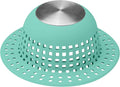 Shower Drain Hair Catcher, Bathtub Drain Cover Foldable Silicone Shower & Tub by SayGoodbyetoHairClogging