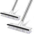SetSail Floor Scrub Brush with 51-Inch Long Adjustable Handle 2 in 1 Scrape by SetSail
