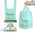Compostable trash Bags, 2.6 Gallon, Thick 0.91 mils, Compost bin Kitchen by GreFusion